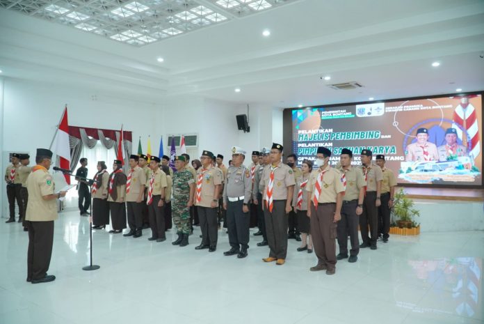 Majelis Pembimbing dan Pimpinan Satuan Karya Pramuka Bontang Resmi Dilantik