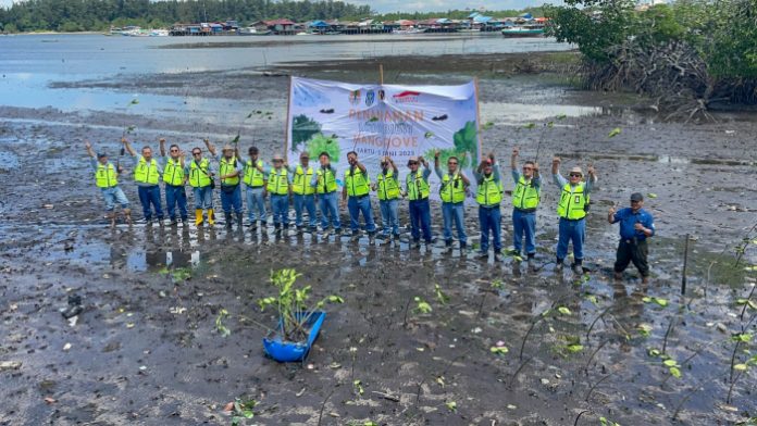 Sukseskan Peringatan Hari Lingkungan Hidup Sedunia, PAMA INDO Tanam 1000 Bibit Mangrove
