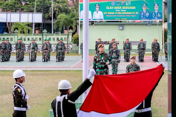 Kodim 0908/Bontang Gelar Upacara Bendera 17-an, Ini Isi Amanat Panglima TNI