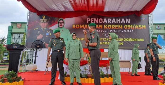 Kunker ke Bontang, Danrem 091/ASN Perintahkan Anggota TNI Jaga Netralitas di Pemilu 2024