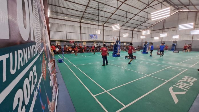 Rayakan HUT ke-21, RSUD Taman Husada Gelar Turnamen Badminton Antar Karyawan