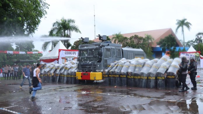 Persiapkan Pengamanan Pilkada, Polres Bontang Gelar Sispam Kota