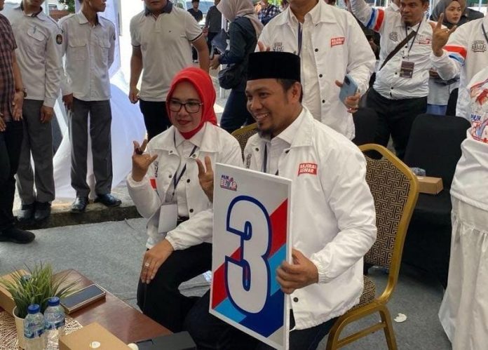 Dapat Nomor Urut 3, Pasangan Najirah -Aswar Sebut Angka Keberuntungan