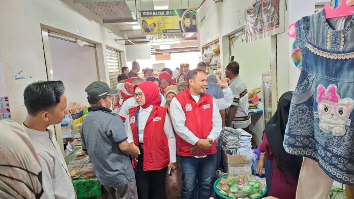 Najirah-Aswar Janji Tata Ulang Pasar Tamrin Jika Terpilih