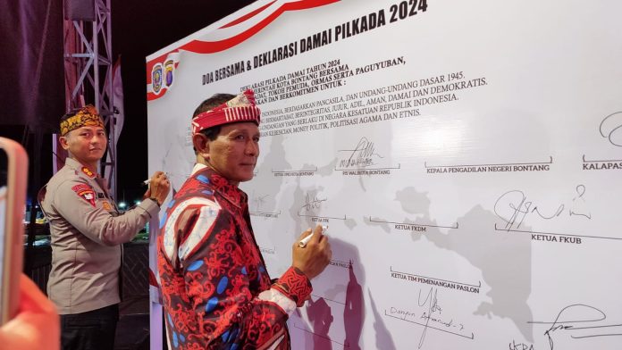 Pjs Wali Kota Harap Deklarasi Damai Jadi Landasan Sikap di Pilkada 2024