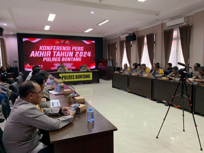 Polres Bontang Rilis Kasus Kriminal Sepanjang 2024, Mulai Narkoba Hingga Korupsi