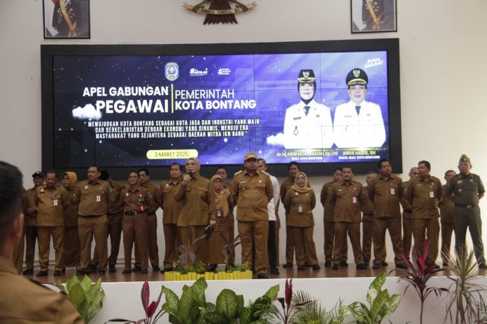 Apel Gabungan Pegawai, Wali Kota dan Wawali Tegaskan Komitmen dalam Menata Aparatur