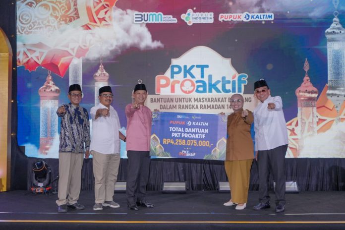 PKT Proaktif Ramadan Salurkan Bantuan Rp 4,2 Miliar Bagi Warga Bontang