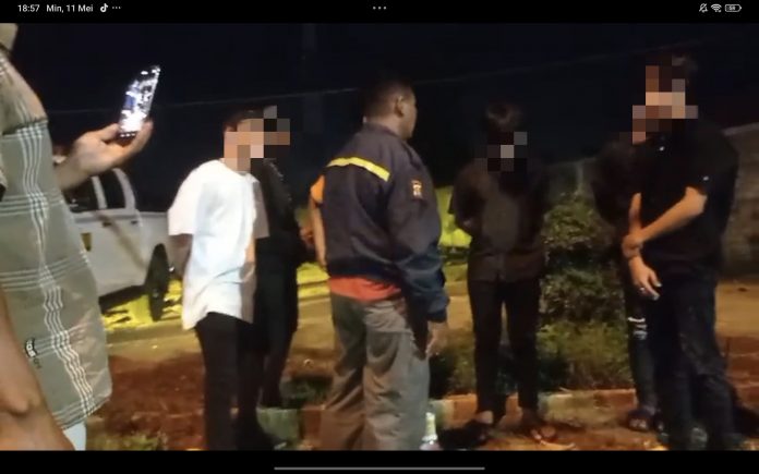Kerap Nongkrong dan Konsumsi Oplosan di RT 01 Bontang Baru, Sekelompok Remaja Diamankan Patroli Gabungan