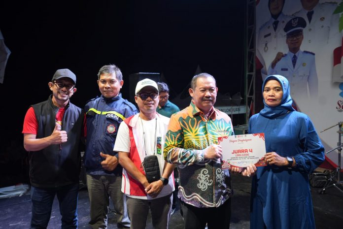 Event Kampung Agustusan Loktuan Berlangsung Semarak, Ditutup Hiburan Pemenang Lomba Karaoke