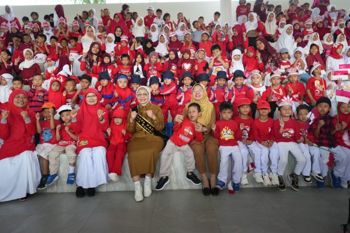 670 Anak dari 67 Lembaga PAUD di Bontang Semarakkan Peringatan Hari Anak Nasional