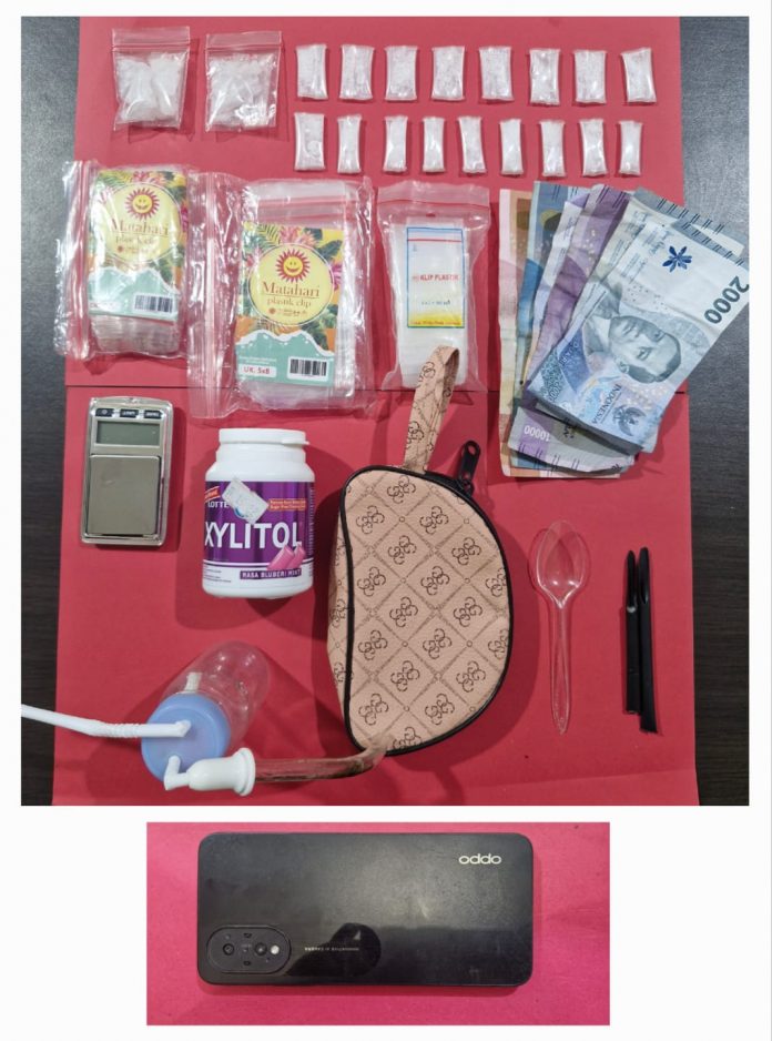 19 Poket Sabu Seberat 14,59 Gagal Edar, Pelaku Dibekuk di Selambai