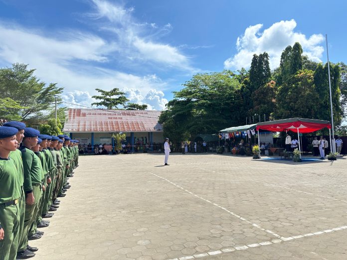 Lanal Sangatta Gembleng 270 Taruna SMKN 2 di Program LDDK