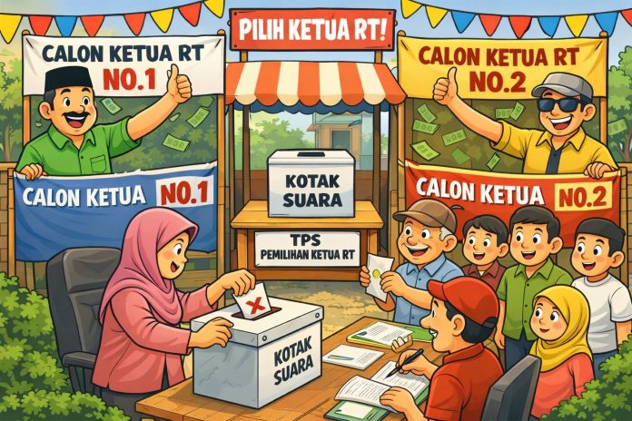 Warga Tolak Ketua RT 17 Berbas Tengah Terpilih, Bakal Gelar Aksi Protes Saat Pelantikan