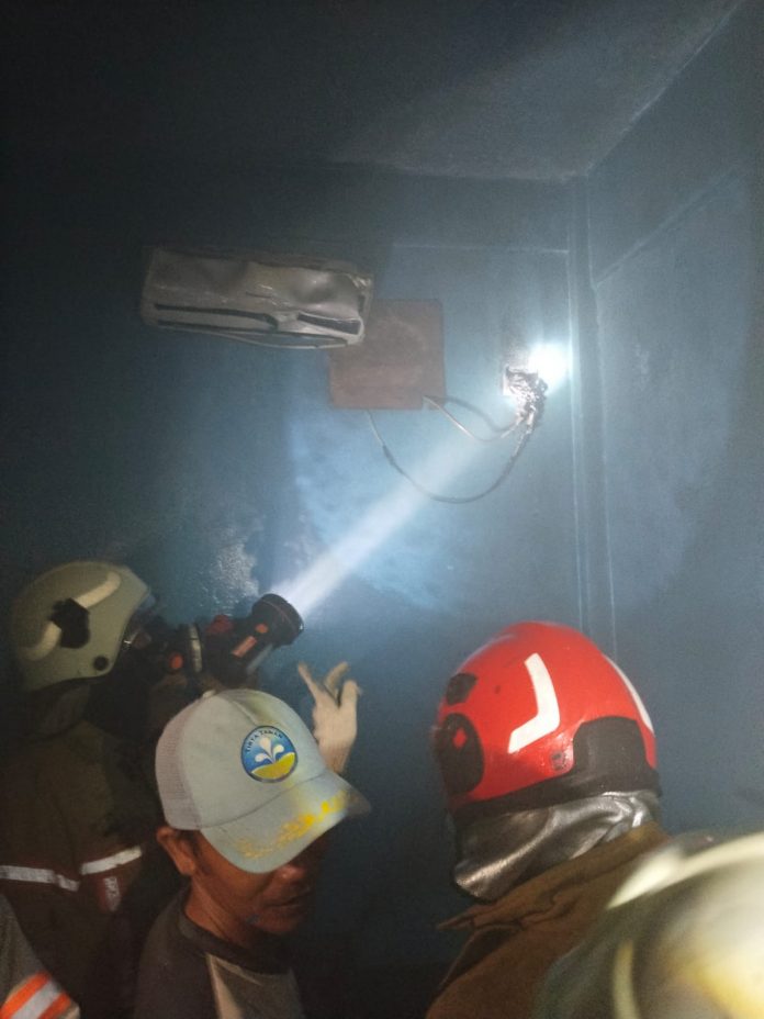 Gudang PDAM di Kilo 6 Terbakar
